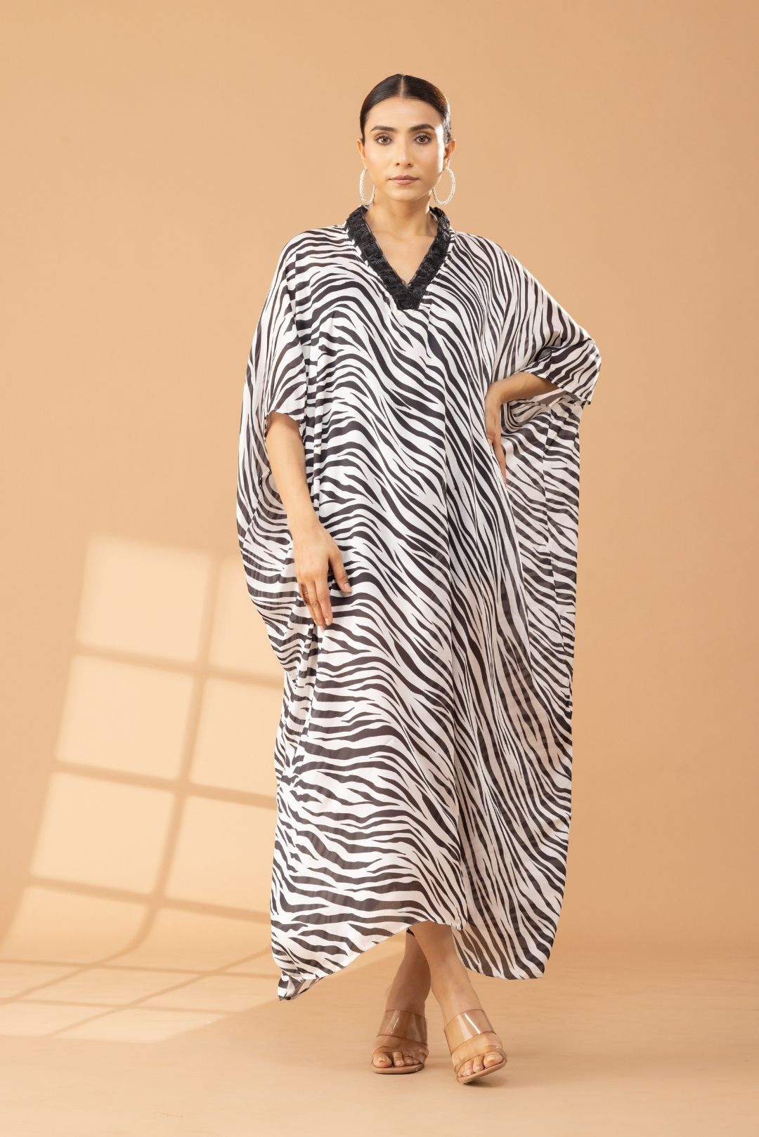 Zebra Print Kaftan