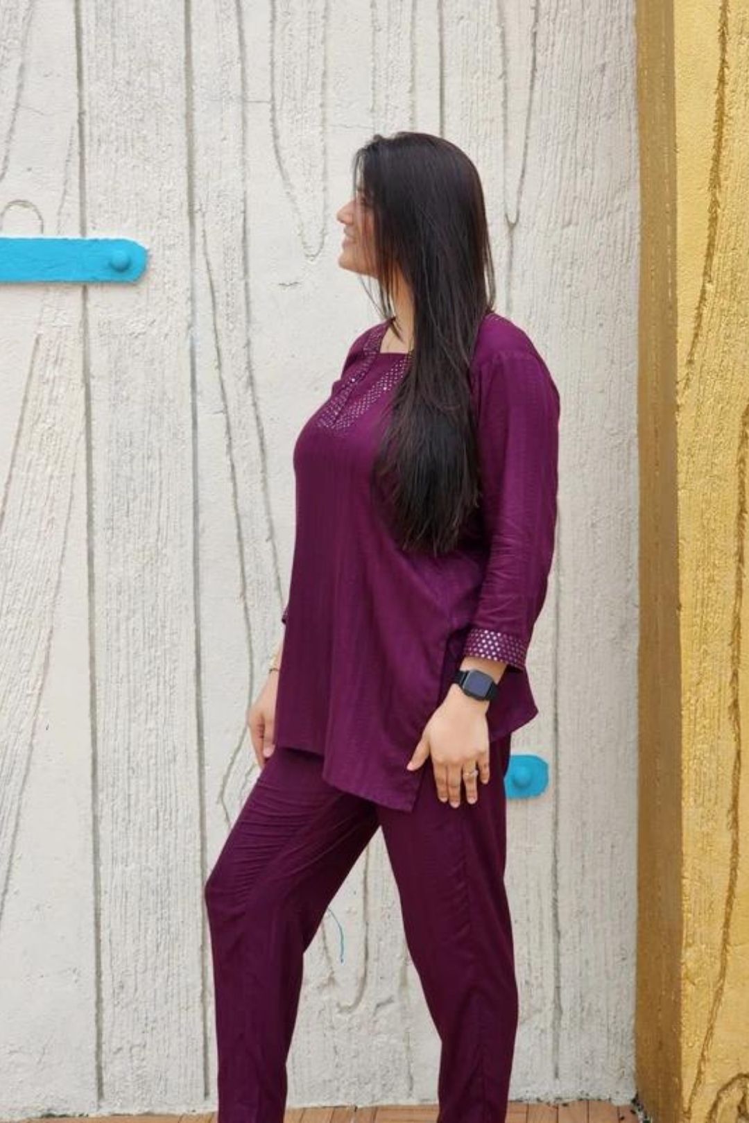 Solid Wine Co-Ord set