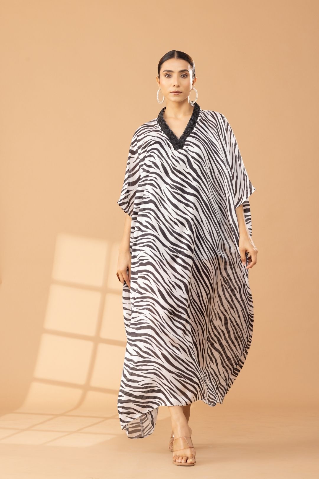 Zebra Print Kaftan
