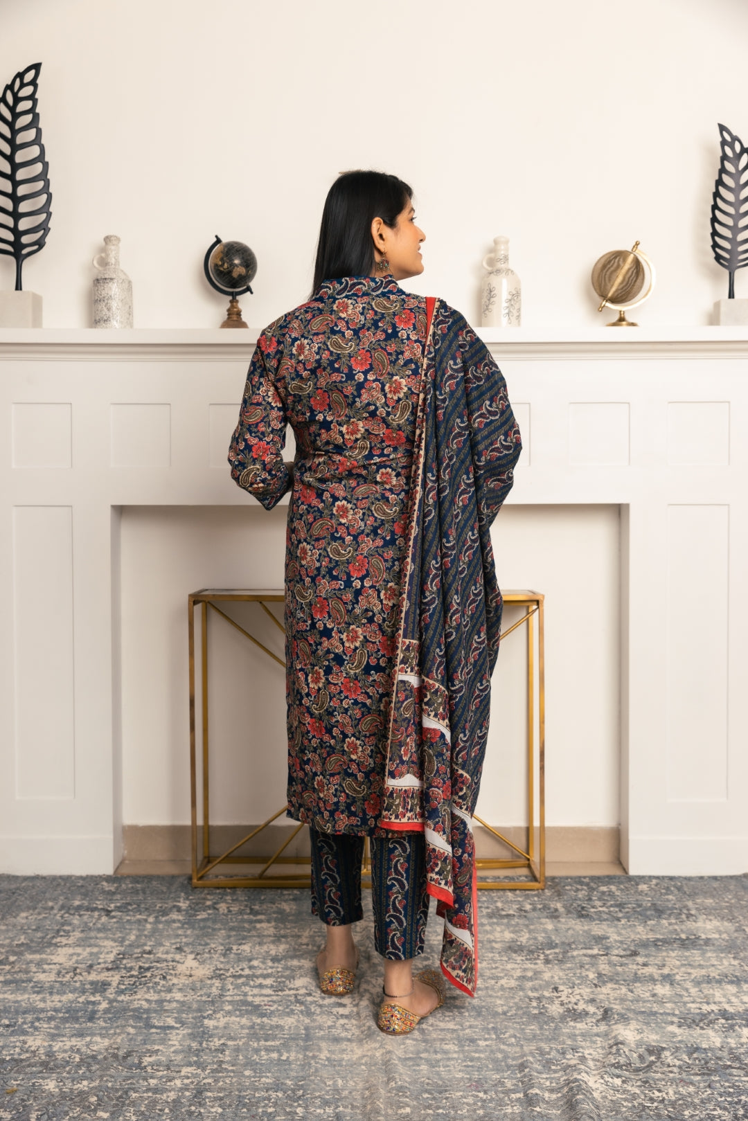 Ajrak Print Kurta Set