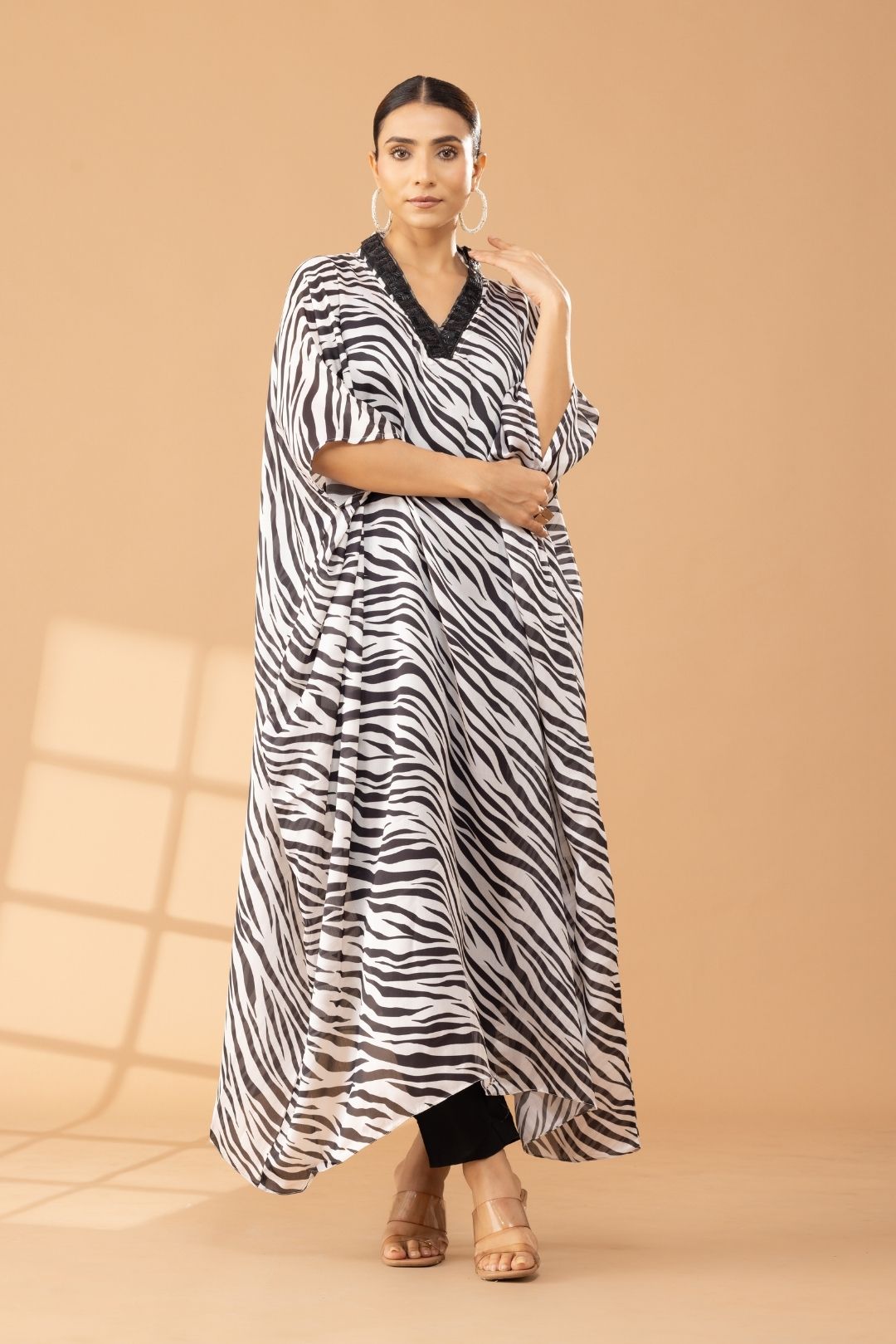 Zebra Print Kaftan