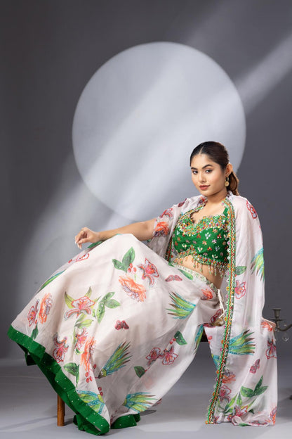 Ruby Green Lehenga Set